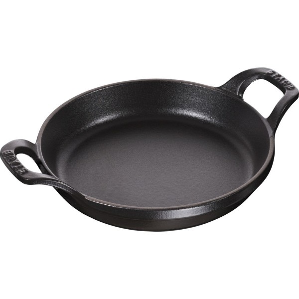 Керамічне посуд для запікання Staub Okrągłe mini 16 см, чорний, для випікання та запікання