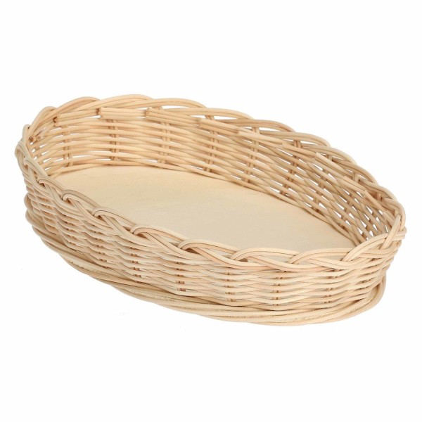 Kosz wiklinowy La Porcellana Bianca Midollino do owalnego naczynia do zapiekania 30 cm