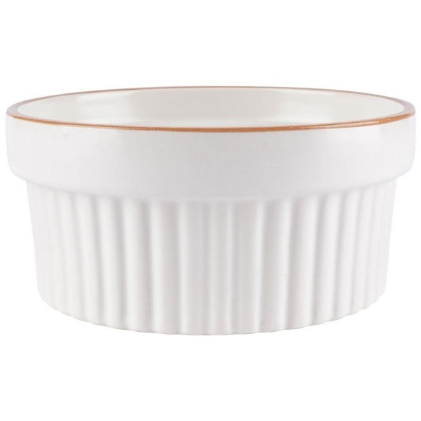 Стравниці та запіканки, EXCELLENT HOUSEWARE, Miseczki do zapiekania 11 см 275 мл, biały 2‑elementowy комплект