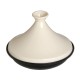 Naczynie do zapiekania Staub Tajine 20 cm beżowo-czarne