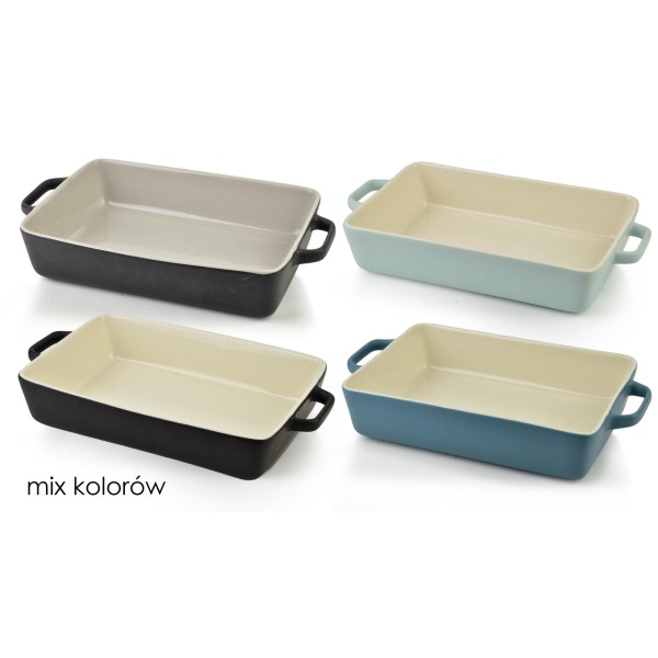 Посуд для запікання Basic Naczynie prostokątne 30x20x7 см кольоровий mix