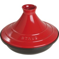 Кухонне посуд STAUB Naczynie do tajine 28 см для запікання, червоно-чорне