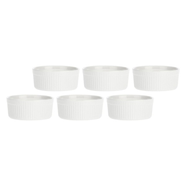 Набір форм для запікання, LA PORCELLANA BIANCA, Arezzo 6 круглих ramekin 12 см, для порційних десертів
