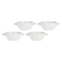 Набір форм для запікання, La Porcellana Bianca, Terrine 4 шт., круглі 650 мл (для порційного запікання)