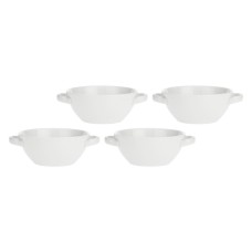 Набір форм для запікання, La Porcellana Bianca, Terrine 4 шт., круглі 650 мл (для порційного запікання)