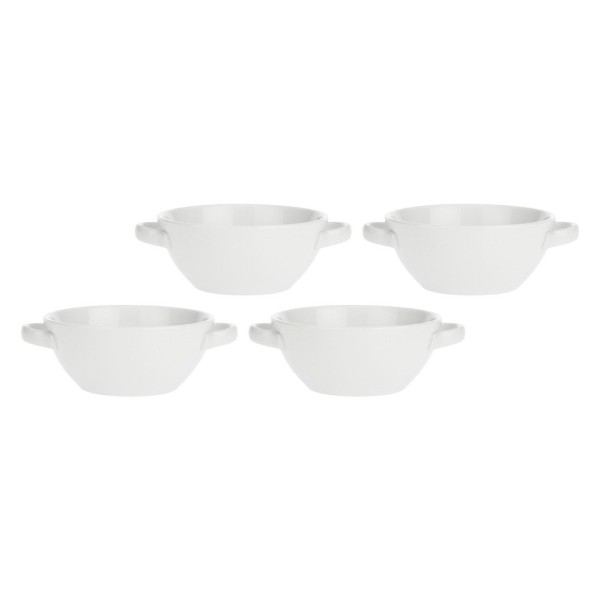 Набір форм для запікання, La Porcellana Bianca, Terrine 4 шт., круглі 650 мл (для порційного запікання)