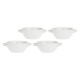 Набір форм для запікання, La Porcellana Bianca, Terrine 4 шт., круглі 650 мл (для порційного запікання)