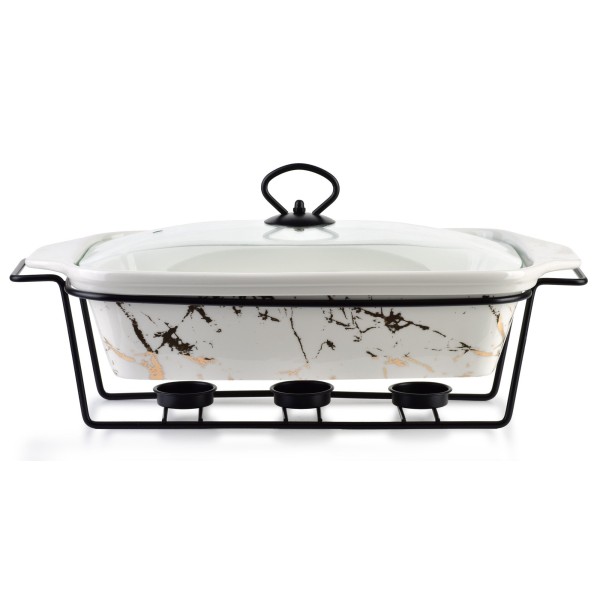 Naczynie z podgrzewaczem Modern Kitchen MODERN KITCHEN 3,0 l — do serwowania i podgrzewania