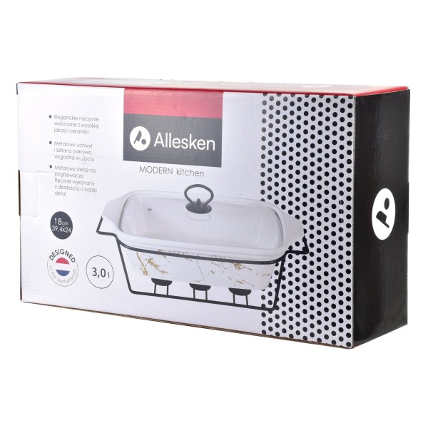Naczynie z podgrzewaczem Modern Kitchen MODERN KITCHEN 3,0 l — do serwowania i podgrzewania