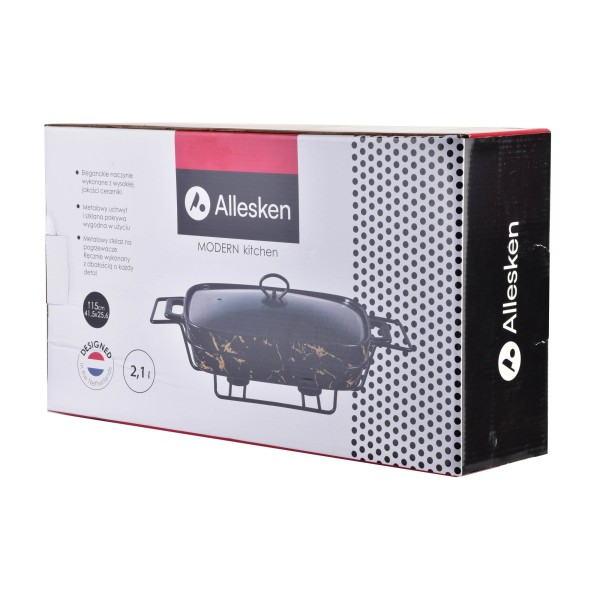 Naczynie z podgrzewaczem Modern Kitchen 2,1 l do serwowania ciepłych potraw