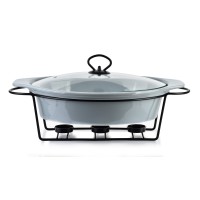 Посуд для підігріву Modern Kitchen Naczynie z podgrzewaczem 2,6 л для сервірування теплих страв