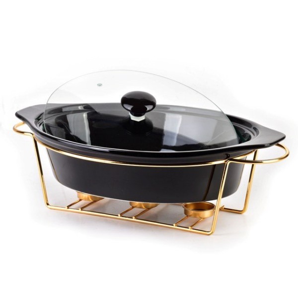 Посуд з підігрівом Modern Kitchen, 2,6 л, 38x26x7,9 см для підтримки температури страв