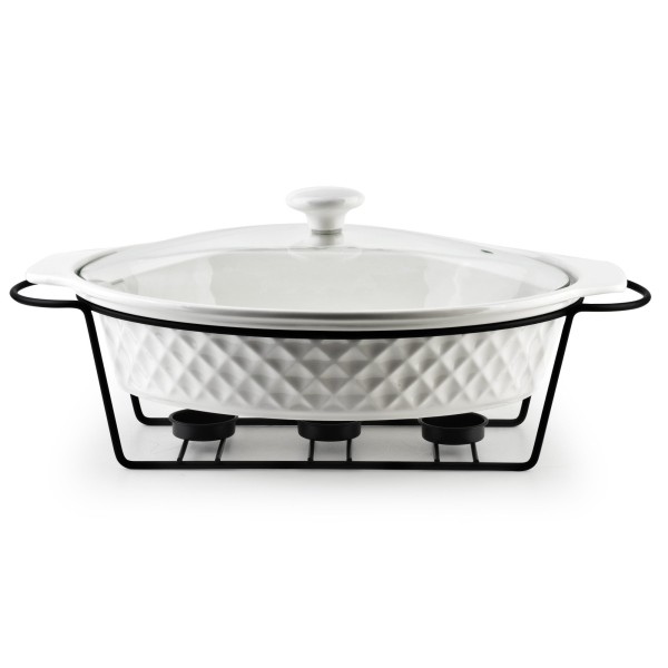 Посуд з підігрівом Modern Kitchen, 2,6 л для підтримки тепла страв, 42x28x17,5 см