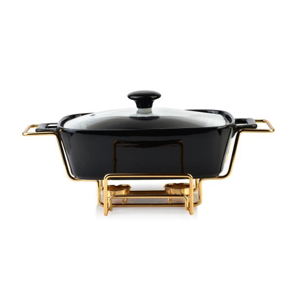 Naczynie z podgrzewaczem Modern Kitchen 1,4L do serwowania ciepłych dań 36x25x15 cm