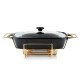Naczynie z podgrzewaczem Modern Kitchen 1,4L do serwowania ciepłych dań 36x25x15 cm