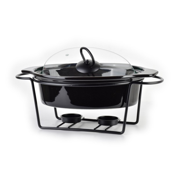 Naczynie z podgrzewaczem Modern Kitchen 1,25 l do podawania dań gorących