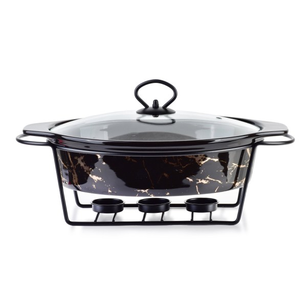 Naczynie z podgrzewaczem Modern Kitchen 1,6 l do serwowania ciepłych dań