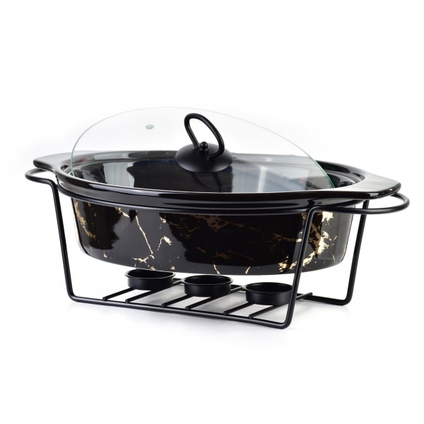 Naczynie z podgrzewaczem Modern Kitchen 1,6 l do serwowania ciepłych dań