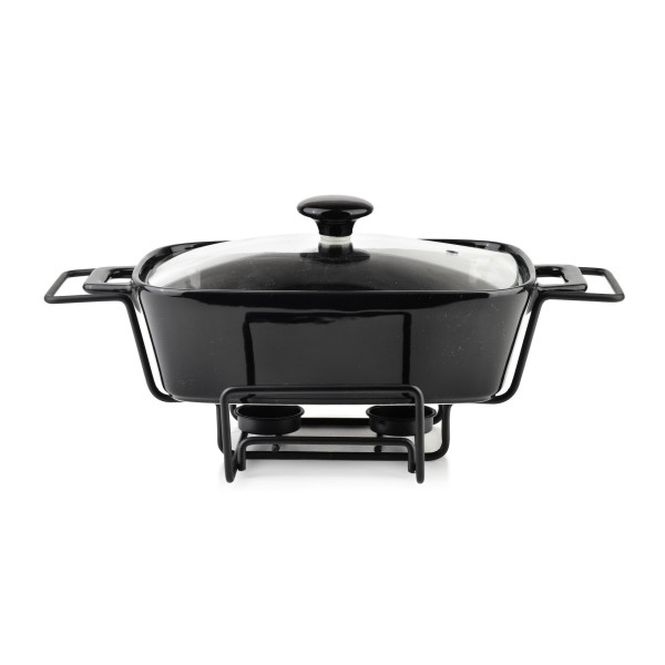 Naczynie z podgrzewaczem Modern Kitchen 1,4L do serwowania ciepłych potraw 36x25x15cm
