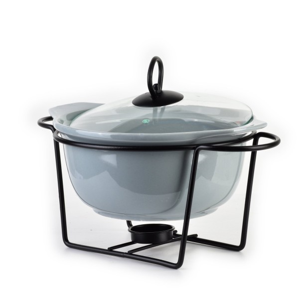 Naczynie z podgrzewaczem Modern Kitchen 1,2 l do serwowania ciepłych potraw