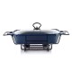 Naczynie z podgrzewaczem Modern Kitchen 2,1L granatowe do serwowania
