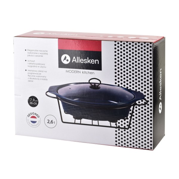Naczynie z podgrzewaczem Modern Kitchen 2,6L do serwowania potraw
