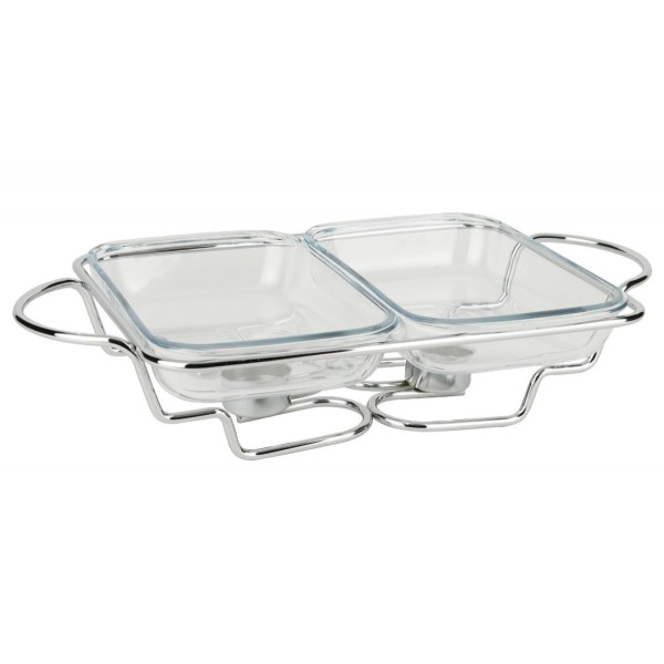 Podgrzewacz stołowy KiNGHOFF KH-1412 5-elementowy z 2 x 1,5L do serwowania