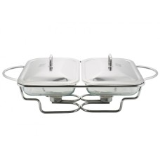 Podgrzewacz stołowy KiNGHOFF KH-1412 5-elementowy z 2 x 1,5L do serwowania