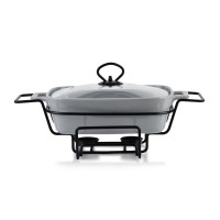 Naczynie z podgrzewaczem Modern Kitchen 1,4 l do serwowania ciepłych dań 36x25x15 cm