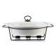 Naczynie z podgrzewaczem Modern Kitchen 2,6 l do serwowania ciepłych potraw 38x26x7,9 cm