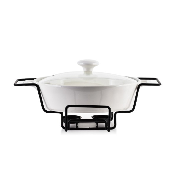 Naczynie z podgrzewaczem Modern Kitchen 1,1L do podawania ciepłych potraw