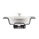 Naczynie z podgrzewaczem Modern Kitchen 1,1L do podawania ciepłych potraw