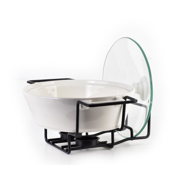 Naczynie z podgrzewaczem Modern Kitchen 1,1L do podawania ciepłych potraw