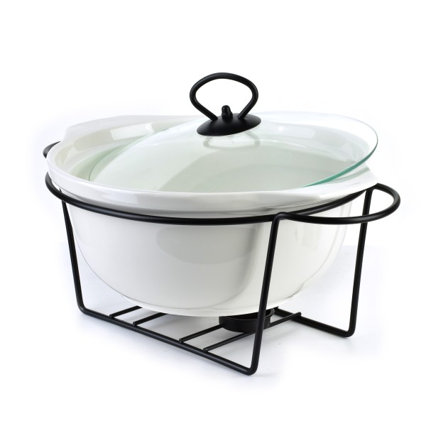 Naczynie z podgrzewaczem Modern Kitchen 2,4 l do podawania potraw