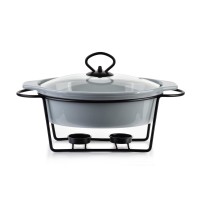 Naczynie z podgrzewaczem Modern Kitchen 1,25 l do serwowania na ciepło