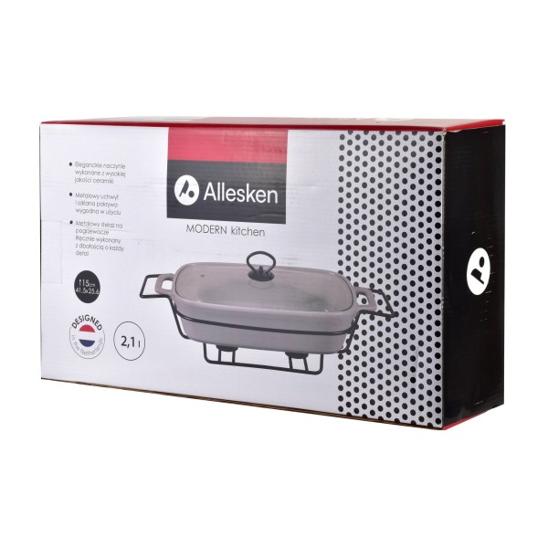 Naczynie z podgrzewaczem Modern Kitchen 2,1 l do serwowania potraw