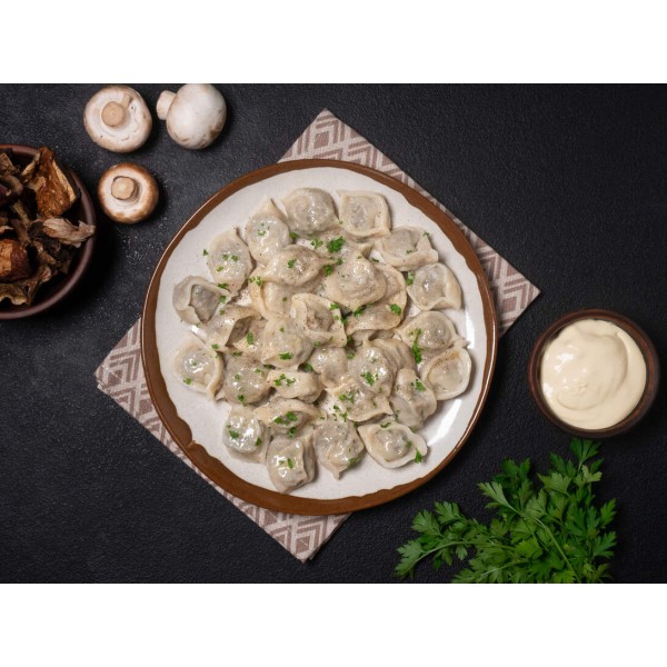 Пельмені з грибами 500 г