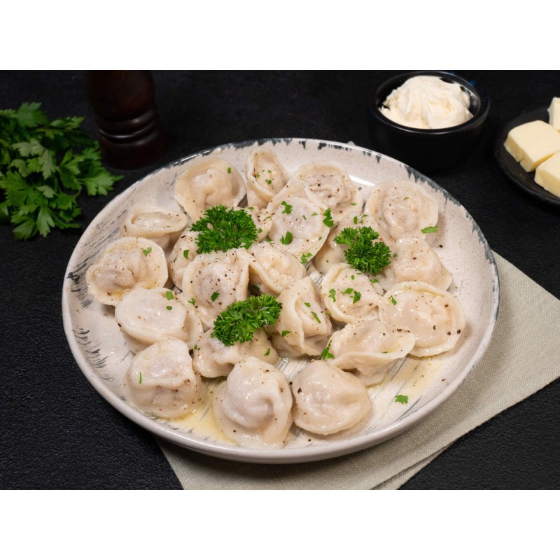 Pielmieni z wieprzowiną i wołowiną 1kg