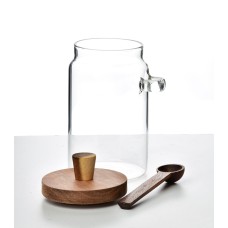 Pojemnik na żywność MODERN KITCHEN słoik 730 ml z łyżką do przechowywania