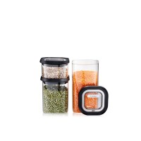 Набір скляних контейнерів для зберігання їжі GEFU Pantry, 3 шт.