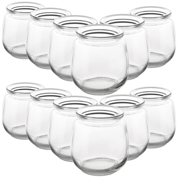 Набір баночок ORION 121797 для йогурту та десертів, 300 мл, 12 шт., для зберігання та порціонування