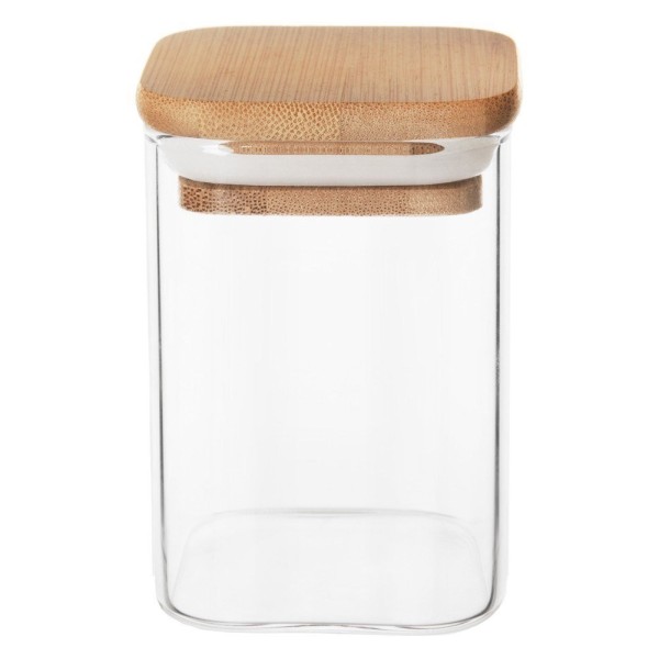 Посудина ORION 127582, скляна для сипучих продуктів 200 мл, з кришкою та гумовою ущільнювачем (для зберігання спецій та круп)