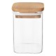 Посудина ORION 127582, скляна для сипучих продуктів 200 мл, з кришкою та гумовою ущільнювачем (для зберігання спецій та круп)