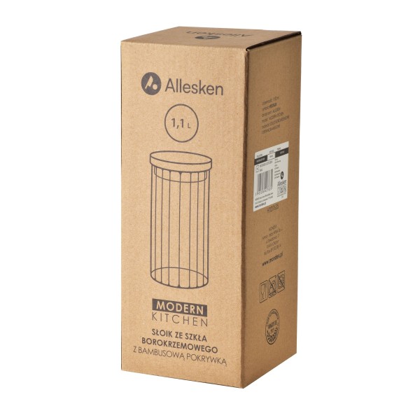 Pojemnik na żywność Modern Kitchen słoik 1100 ml do przechowywania