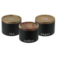 Zestaw pojemników na żywność Husla 73949 (czarny)