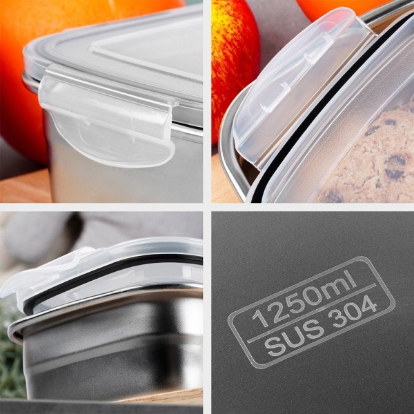 Pojemnik na żywność EH EXCELLENT HOUSEWARE 229214 (1.25 l)