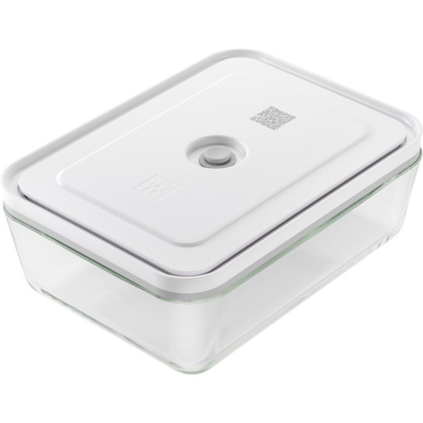 Посуд для зберігання їжі Zwilling Fresh & Save скляний прямокутний контейнер 2 л, сірий