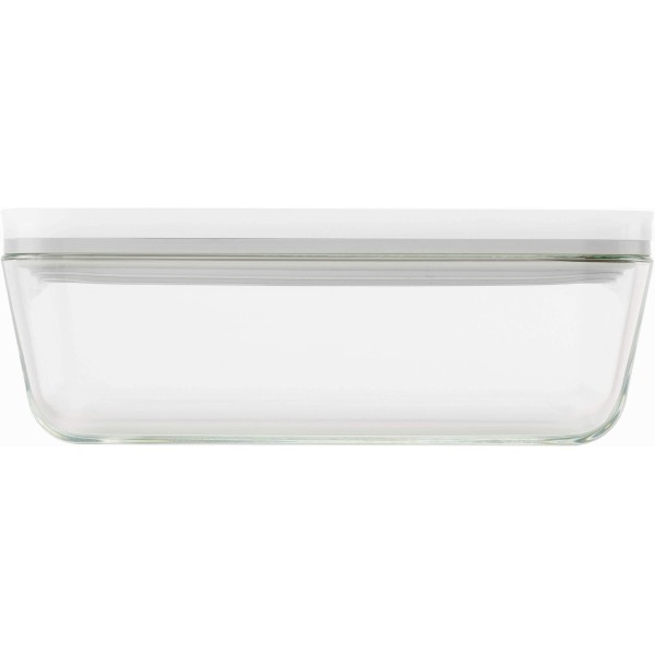 Посуд для зберігання їжі Zwilling Fresh & Save скляний прямокутний контейнер 2 л, сірий