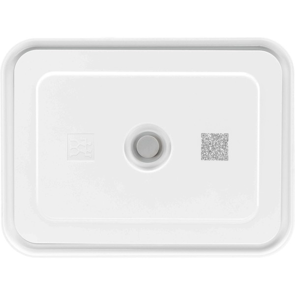 Посуд для зберігання їжі Zwilling Fresh & Save скляний прямокутний контейнер 2 л, сірий