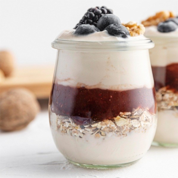 Słoiki do jogurtu i deserów Orion 121795 (12 sztuk 130 ml)